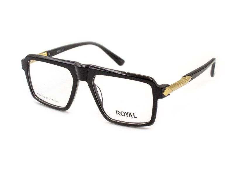Men's plastic frame — prescription glasses