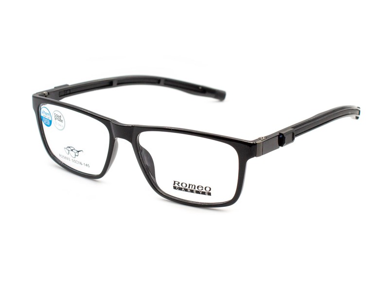 Frame with clip-on attachments male 25693 — prescription