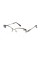 Women's ready-made glasses Gvest 24404 Blueblocker semi-rimless