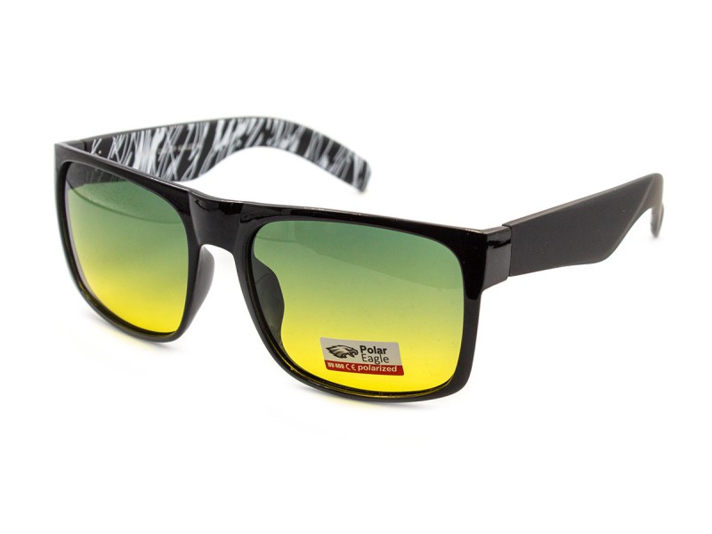Мужские очки антифара Polar Eagle 8365 желтые