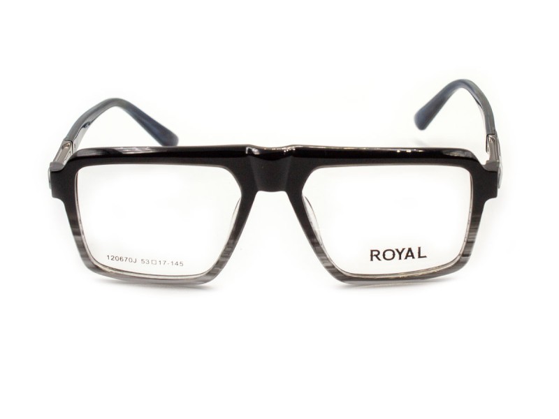 Men's plastic frame — prescription glasses
