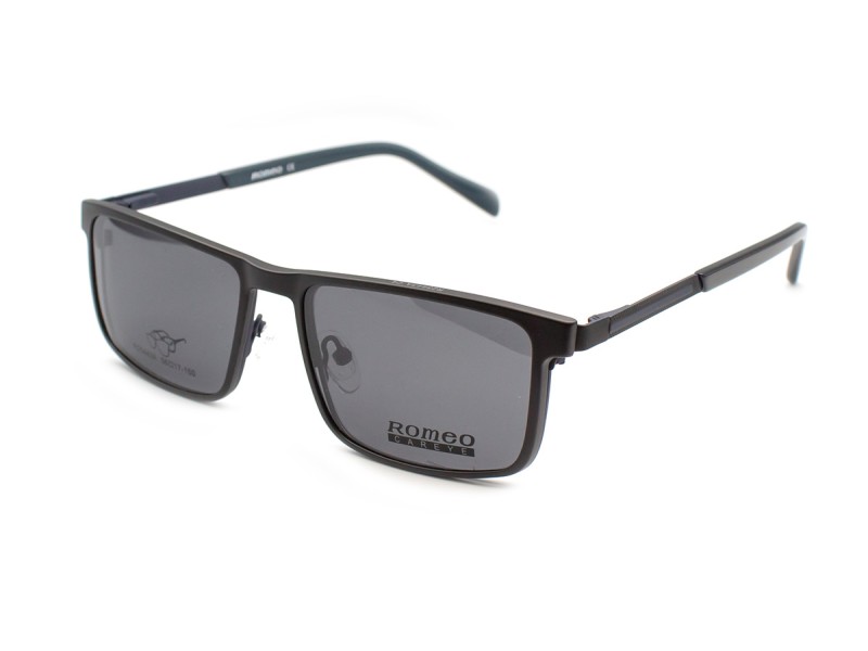 Frame with clip-on attachments men's 25443A — prescription