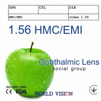 Лінзи VISION 1.56 HMC/EMI — полімерні для зору (плюс/мінус)